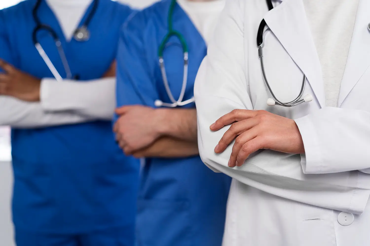 Healthcare professional supporting a patient